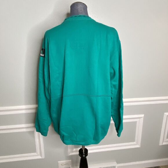 Vintage ADIDAS Equipment Track Jacket Mens Medium Green Logo 1990s - Picture 5 of 5